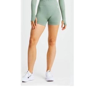 AYBL Balance V2 Seamless Shorts - Small, Olive Green